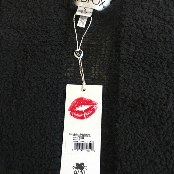 Wildfox black Kara bold stripe sweater - Picture 9 of 15